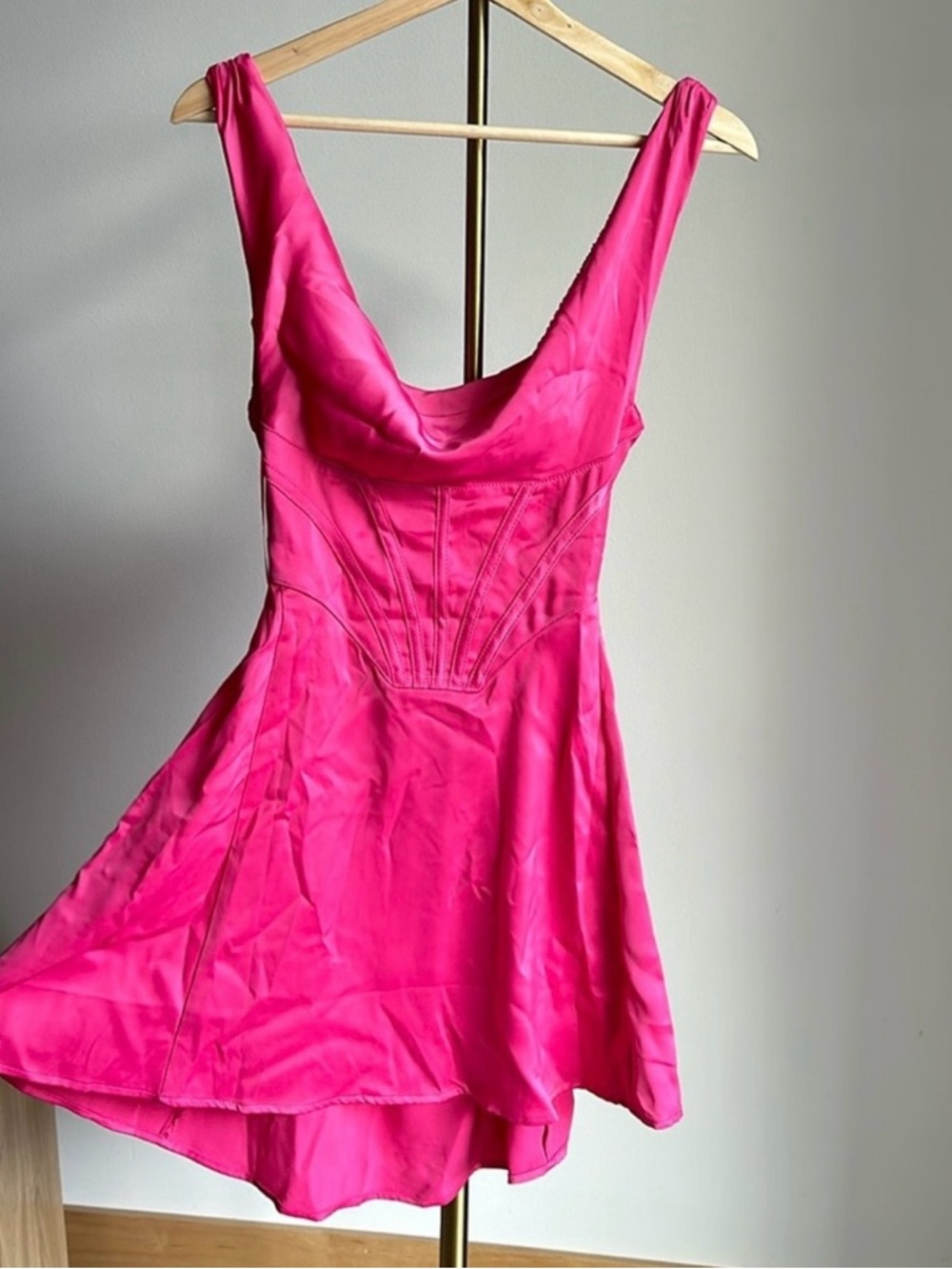 Urban Outfitters Helena Satin
Corset Mini Dress